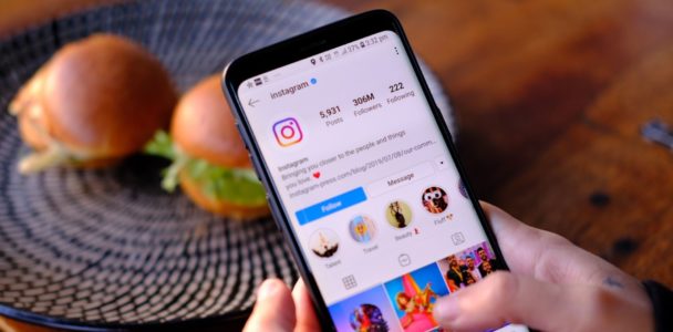 Instagram app on an Android phone