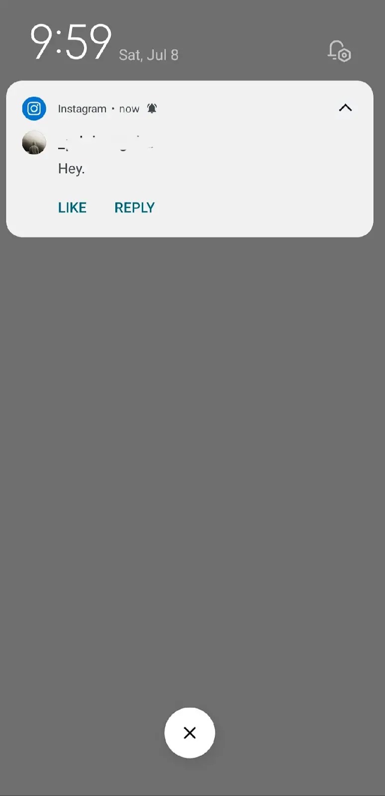 Reading Instagram Direct Messages from Notification Panel