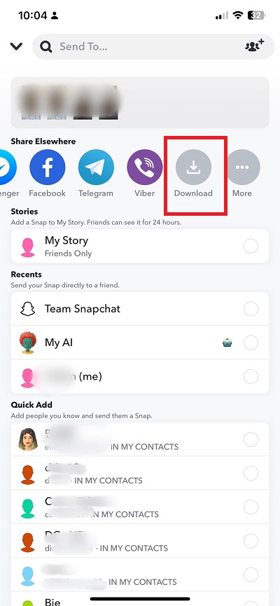 Snapchat Download Memories