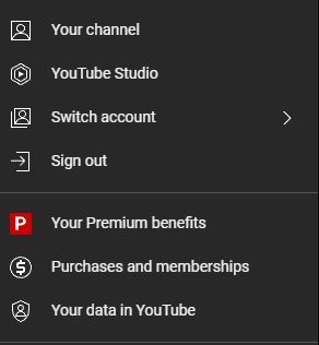 YouTube purchases and memberships