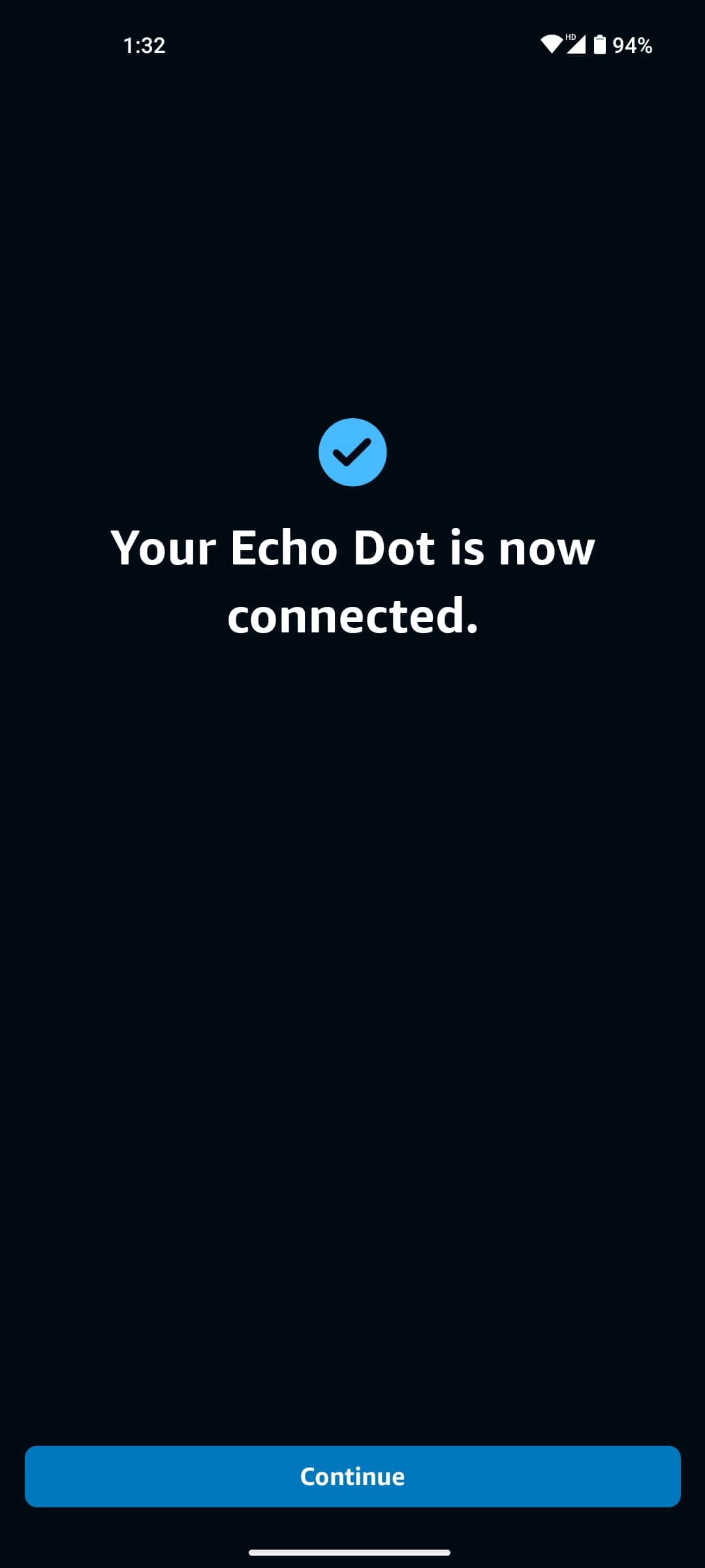 Alexa app Your Amazon Echo device is now Connected