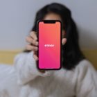 Tinder app on iPhone