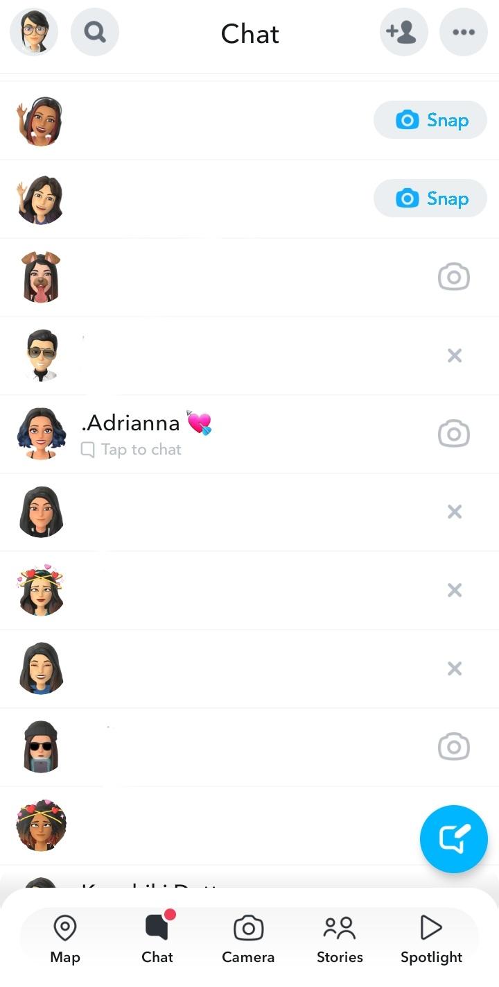 Long Press Chat Pin Menu Snapchat