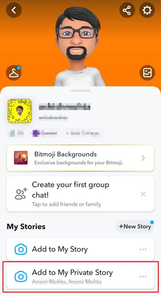 My Private Story Snapchat