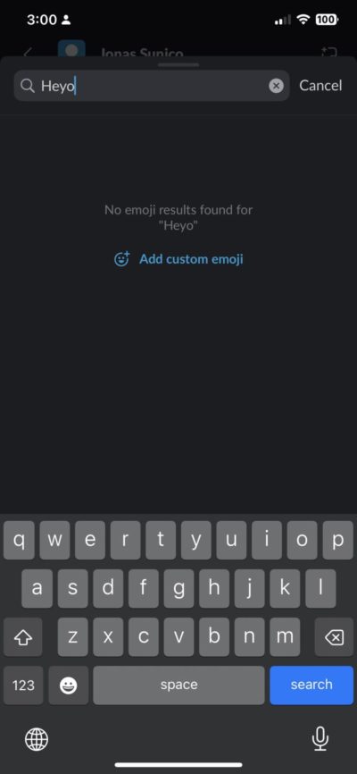 Slack Custom Emoji Mobile