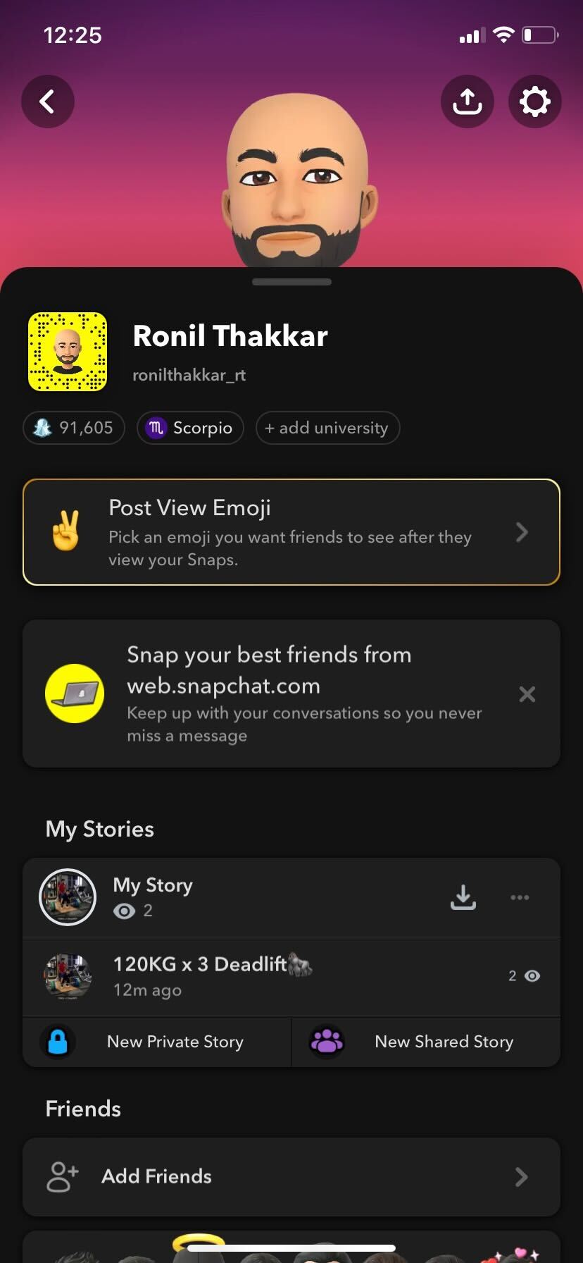 Snapchat My Story
