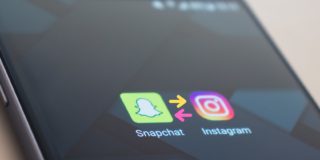 Snapchat and Instagram logo