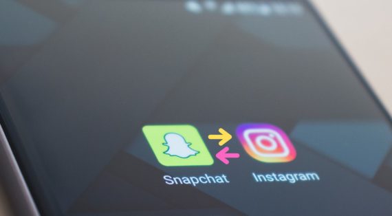 Snapchat and Instagram logo