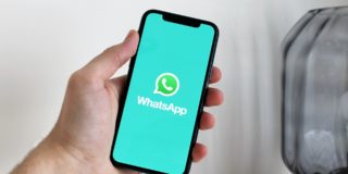 WhatsApp on phone