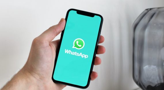 WhatsApp on phone