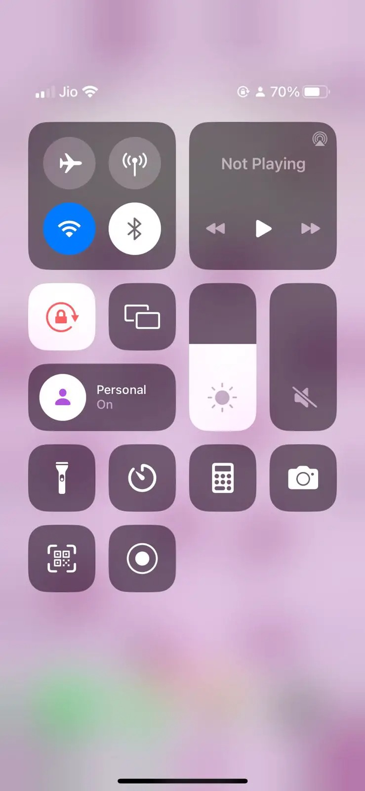 iPhone Volume Down Toolbar