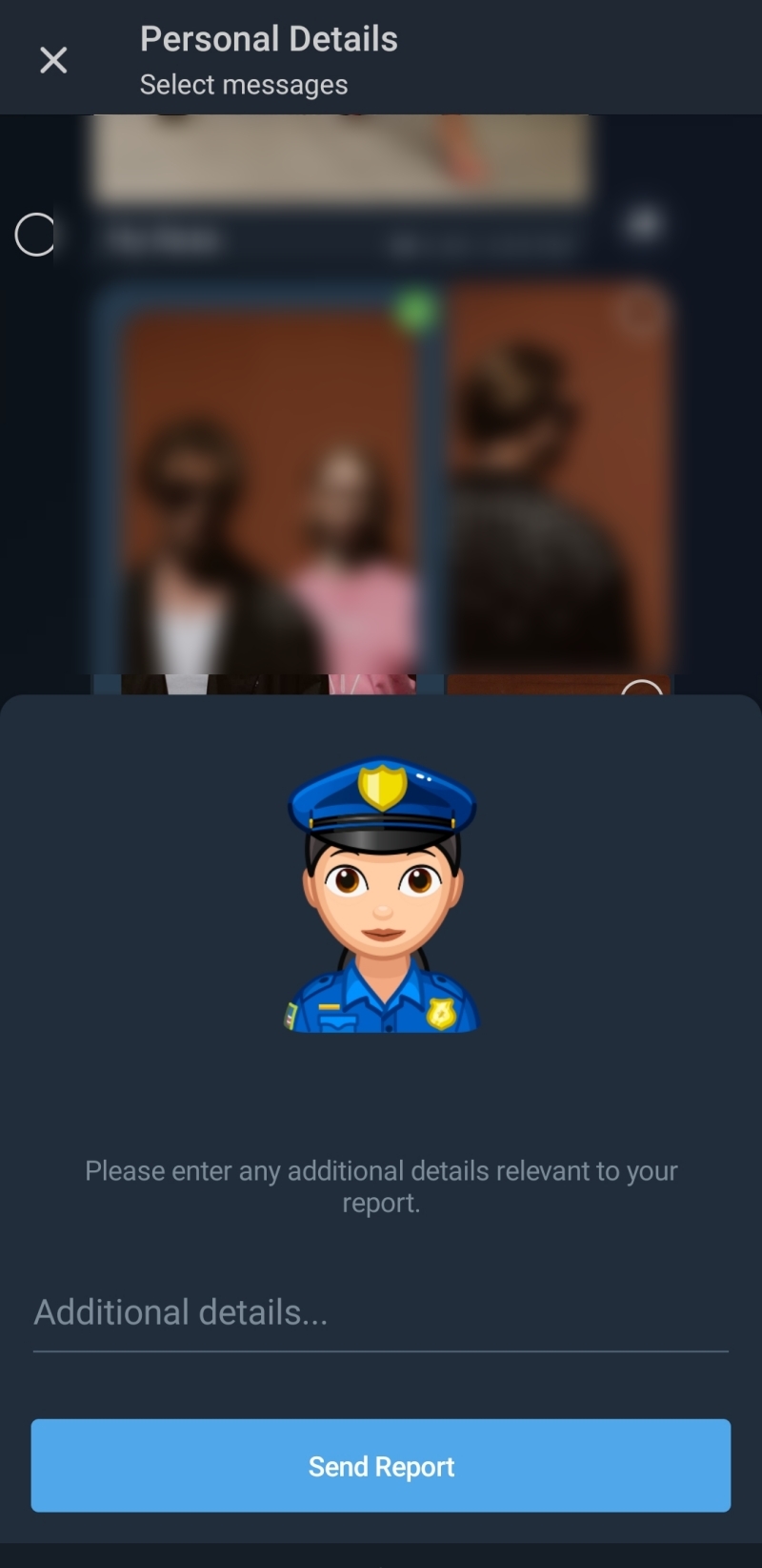 Add additional details for your reporting issue