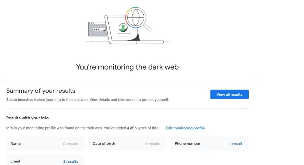 Dark Web PC Monitor