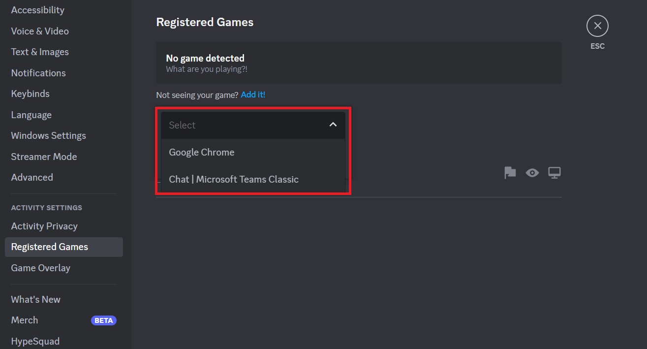 Discord Add Game