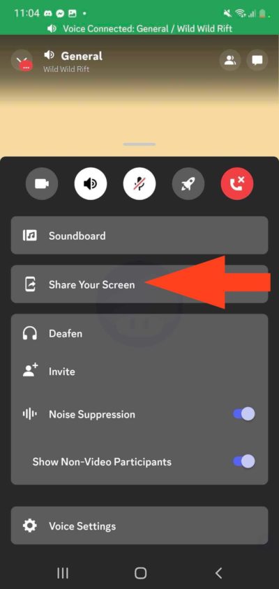 Discord Mobile Share Screen