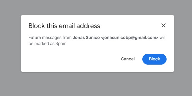 Gmail Blocked