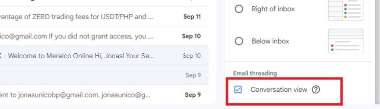 how to send entire email thread in gmail