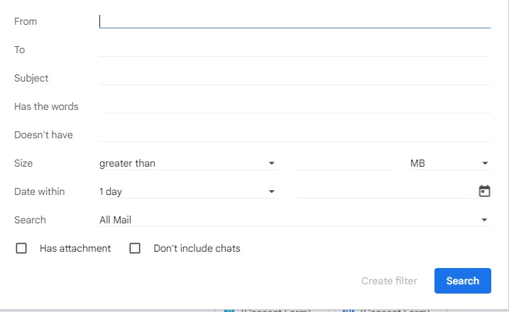 Gmail Filter