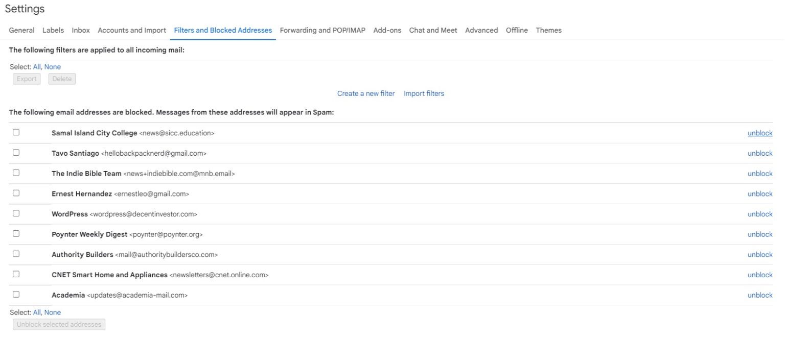 How to Block and Unblock Emails and Contacts in Gmail Tech Junkie