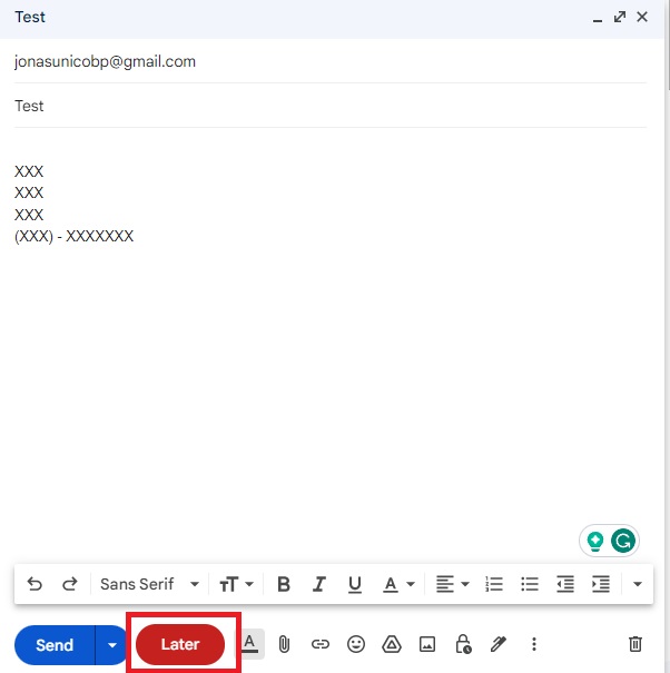 Gmail Recurring Email