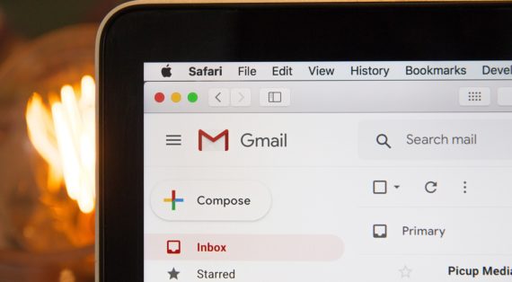 Gmail inbox on Desktop