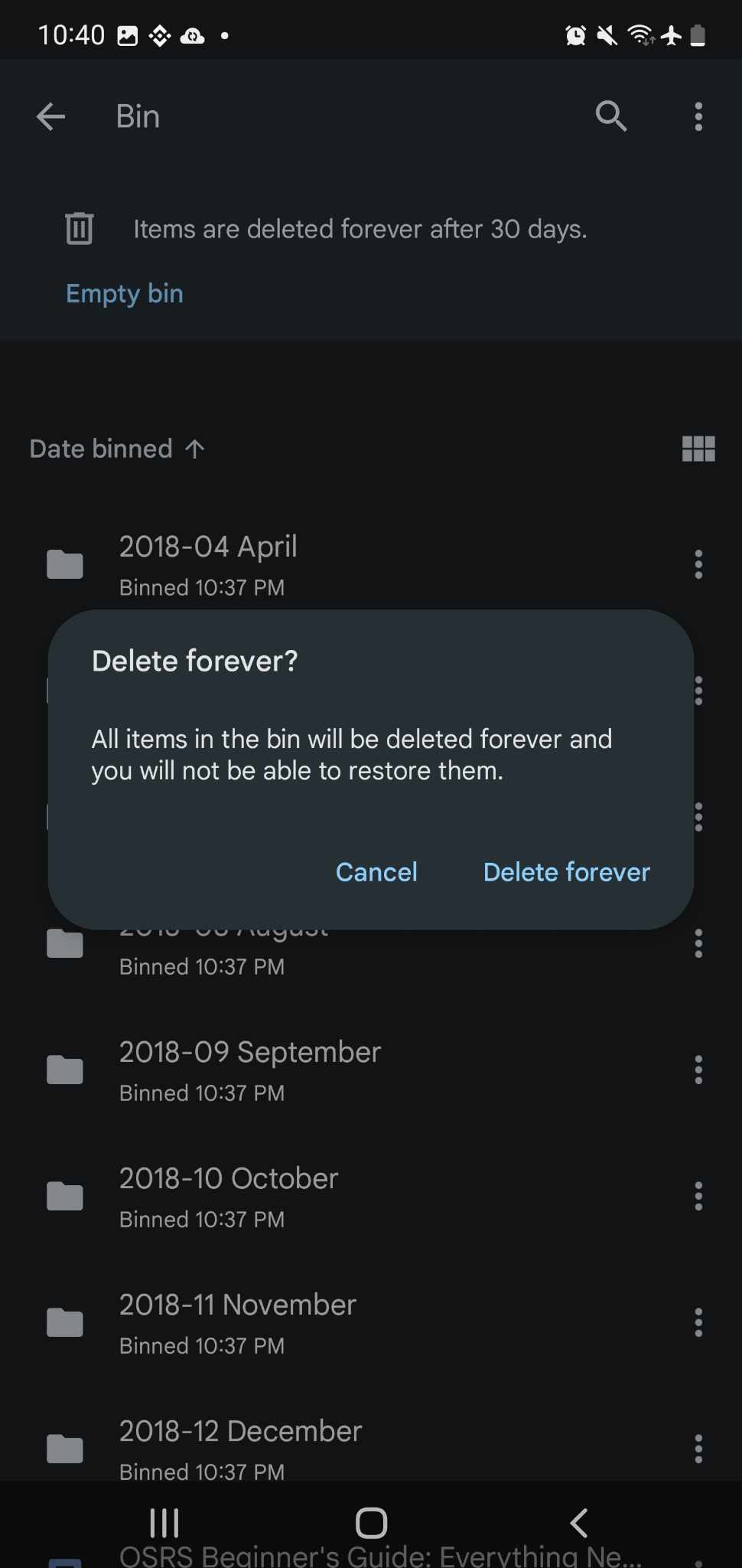 Google Drive Delete Trash Forever Mobile