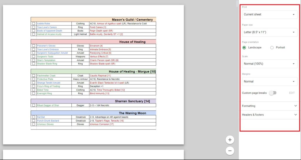 How to Set Print Area in Google Sheets - Tech Junkie