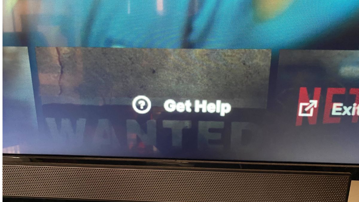 Netflix Get Help option