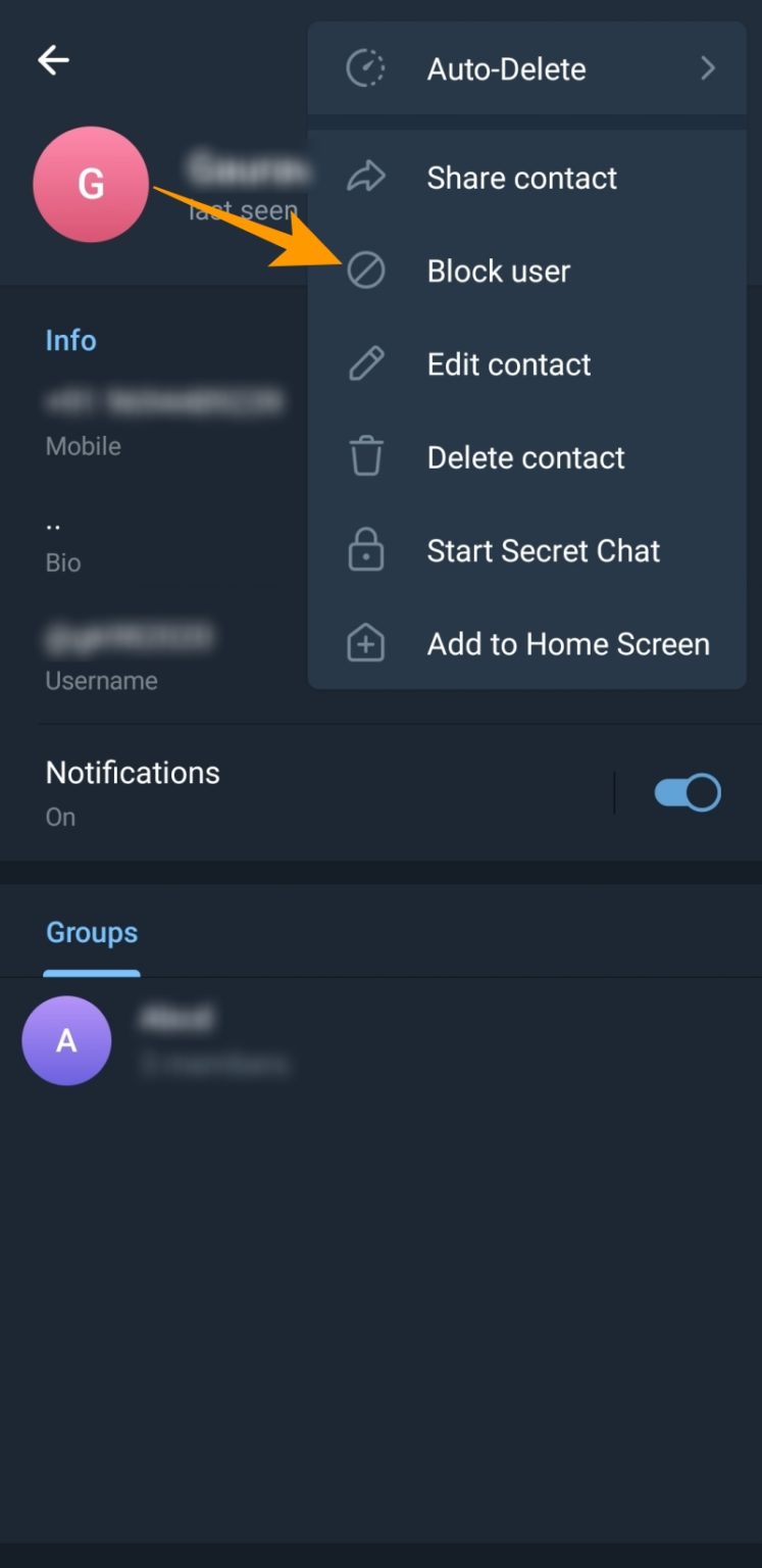 How to Block Someone on Telegram - Tech Junkie