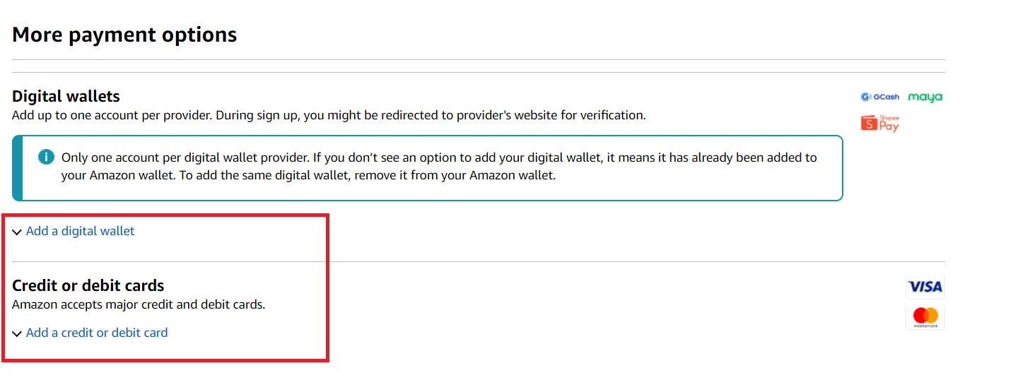 Amazon Prime Video Add Payment Method