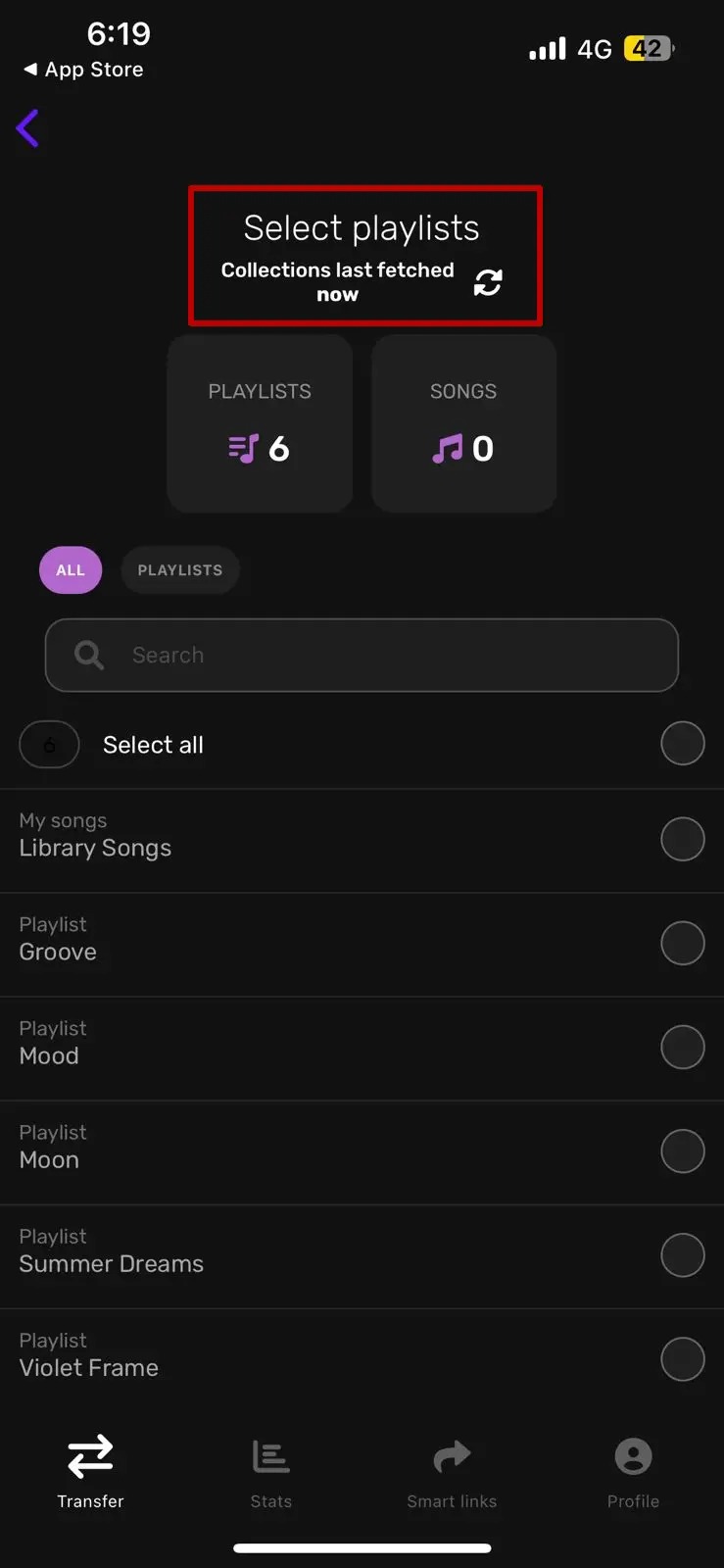 Free Your Music select playlist