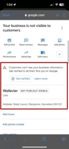 Google Business Listing Phone