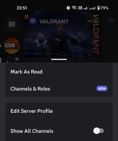 Select Edit Server Profile