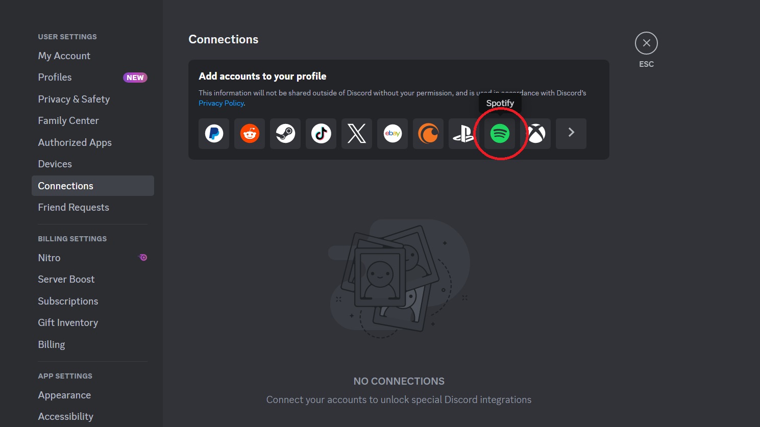 Spotify Icon on Discord