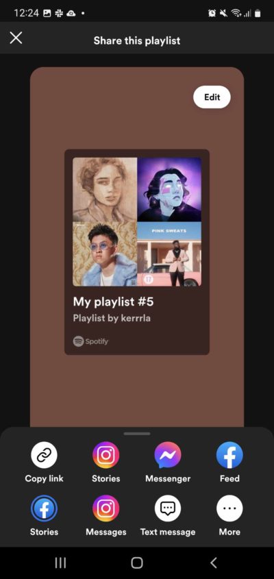 Spotify Social Media Choices