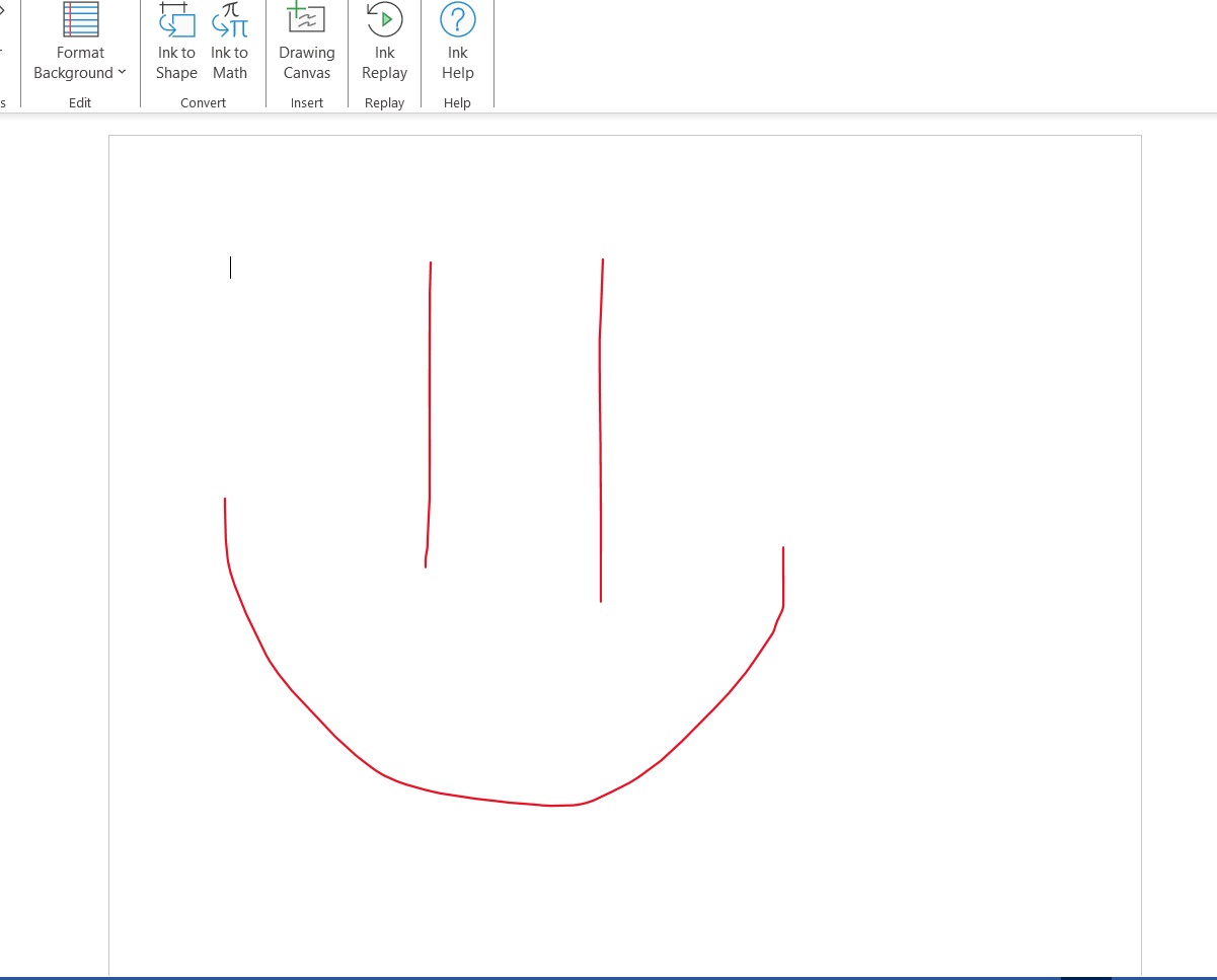 Drawing on Microsoft Word