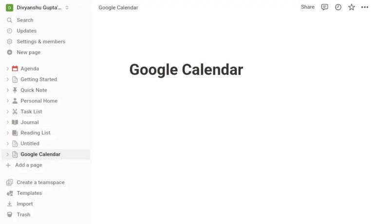 How to Embed Google Calendar in Notion - Tech Junkie