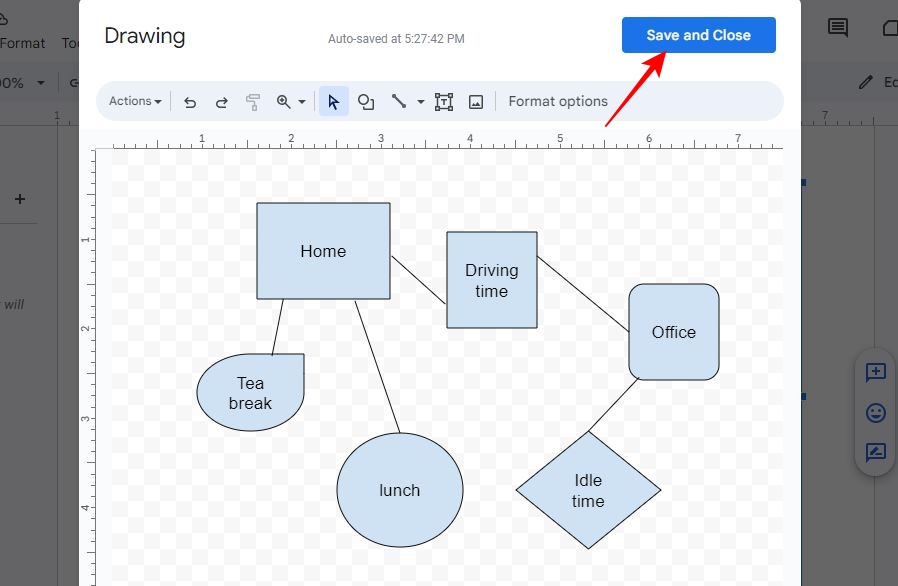 Save mind map