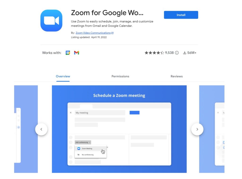 Zoom for Google Workspace