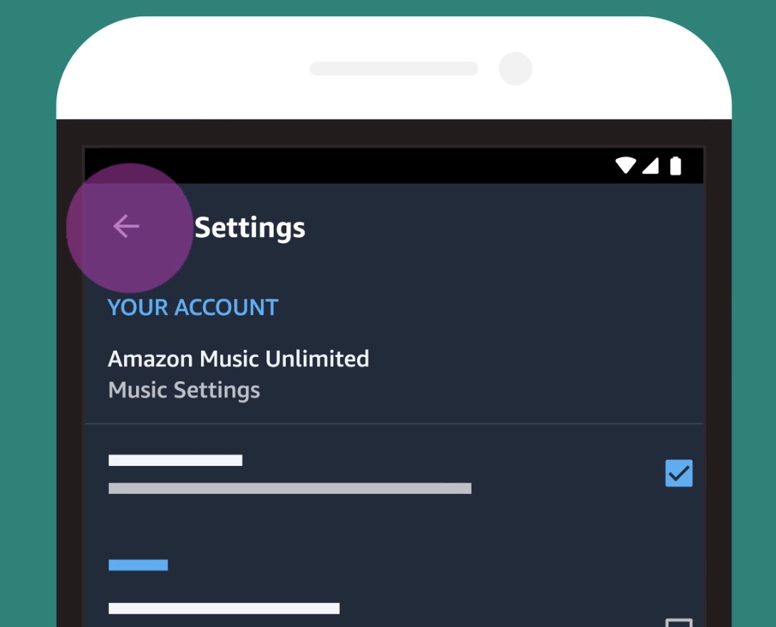 Amazon Music Settings