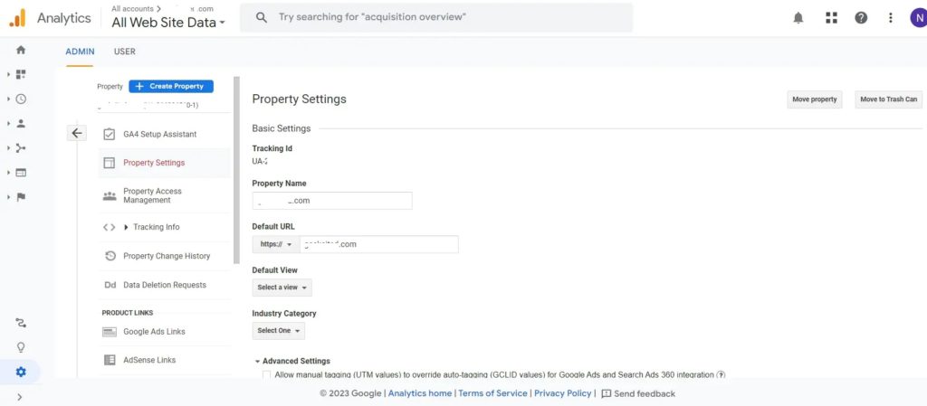 Move To Trash Can Google Analytcs Non Ga4i