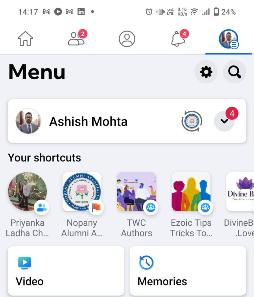 Open Facebook Profile App