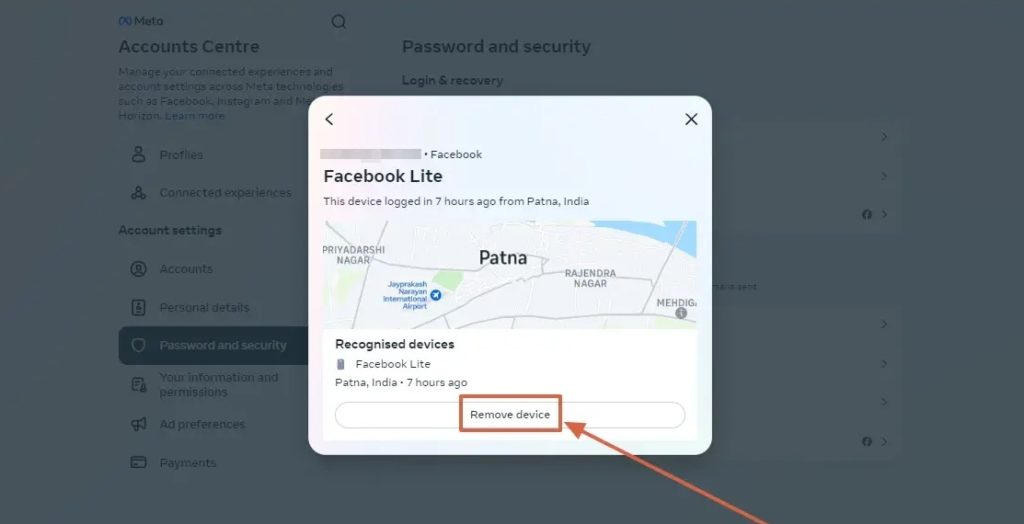 Remove Device Recognised Devices