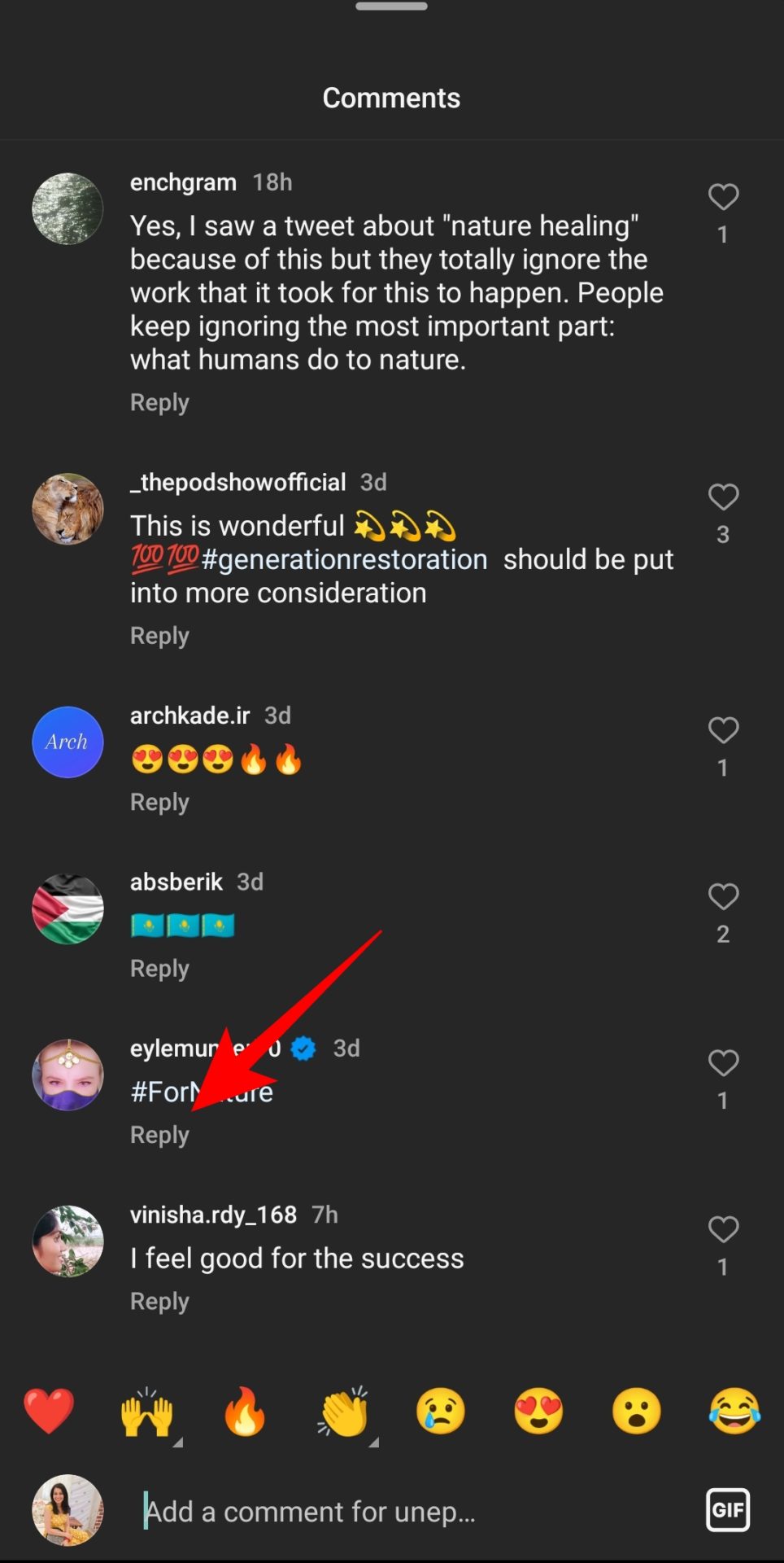 can't see comment replies on instagram