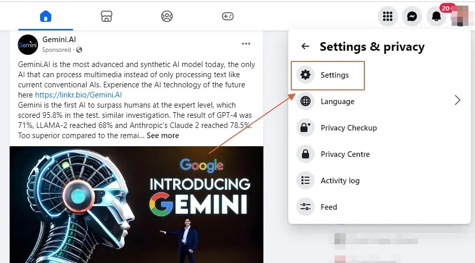 Settings Option Under Settings Privacy