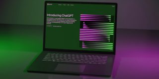 ChatGPT on a laptop