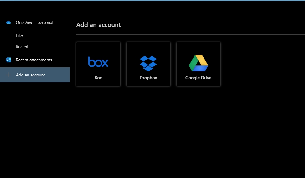 Select Google Drive Integration Outlook Web Attachment