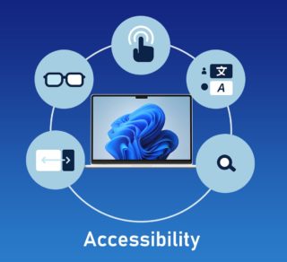 windows accessibility features for vision