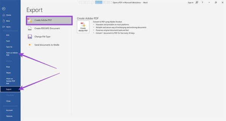 how to open pdf in microsoft word