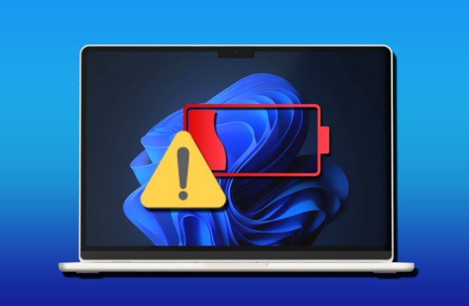 customize windows 11 low battery alert